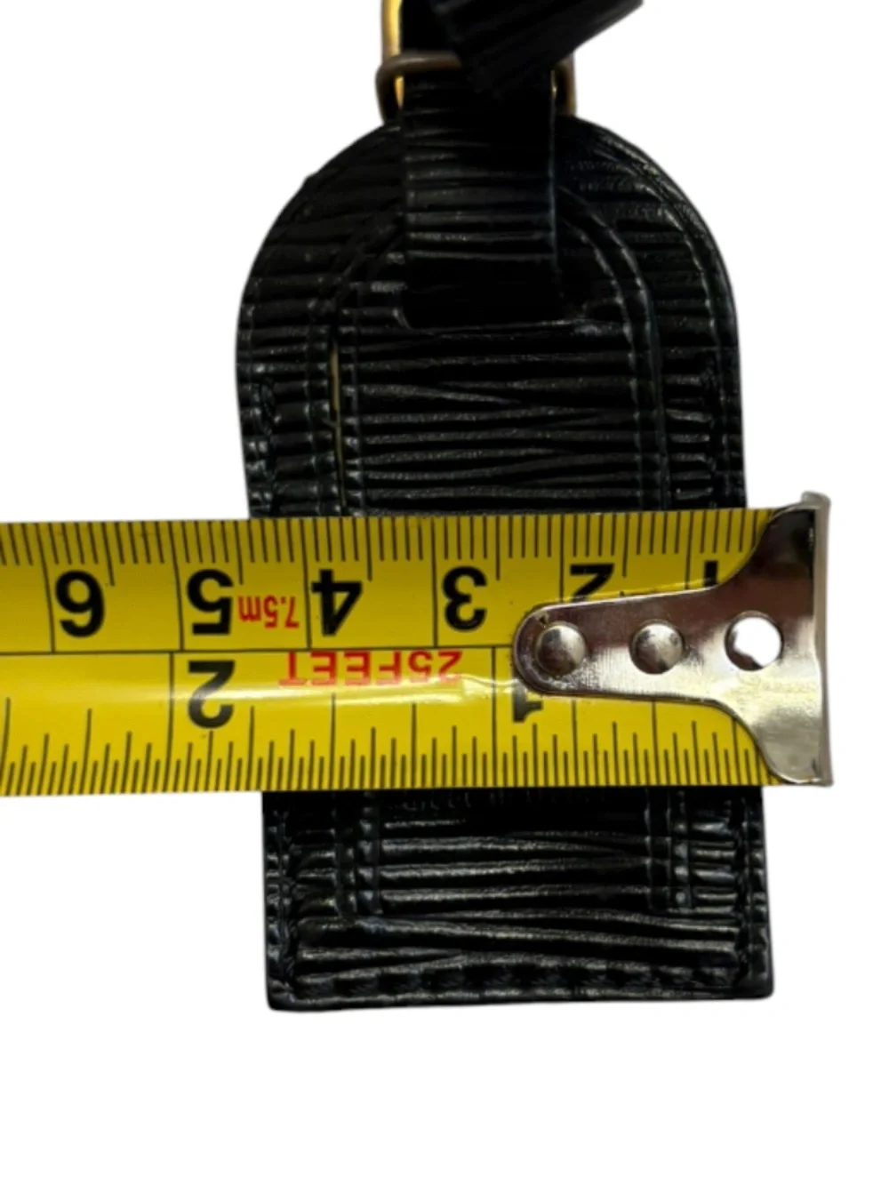 Louis Vuitton vintage epi leather luggage tag